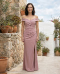 Carmen - Graceful Glitter Midi Dress