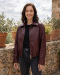 Rose - Sophisticated Fitted Leather Jacket