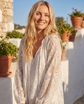 Penelope - Stylish Lace Boho Blouse