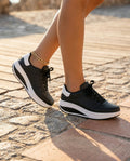 Rachel - Glamorous Cushioned Lace-Up Sneakers