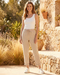 Harper - Elegant Relaxed Linen Joggers