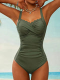 Bella - Sweetheart Neckline Swimsuit