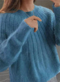 Dana - Cashmere Sweater for Women with Classic Fit and Round Neck