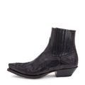 Ella - Leather Western Ankle Boots