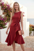Nina - Midi Dress Relaxed Fit Coastal Elegance Sleeveless