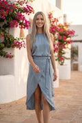 Yara - Asymmetric Open Shoulder Dress