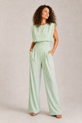 Ingrid - Sleeveless Wide-Leg Jumpsuit Style Casual Wear