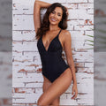 Kayla - Deep V-Neck Swimsuit