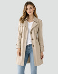 Kelsey - Classic Short Trench Coat