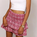 Leah - Boho Ruffled Skirt