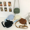 Nina - Ribbed Corduroy Crossbody Bag