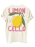 Nora - Lemon Print T-Shirt