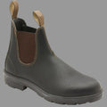 Waterproof Leather Chelsea Boots for Women with Elastic Panels