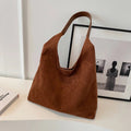 Zoe - Luxe Suede Tote Bag