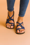 Zoe - Strappy Lace-Up Sandals