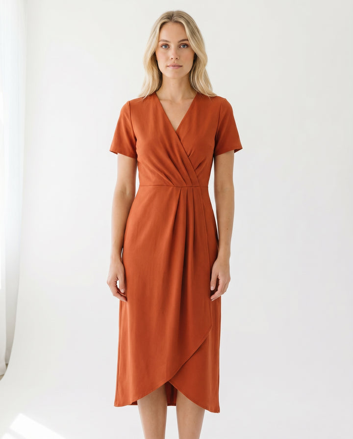 nora-elegant-wrap-dress-coral-1