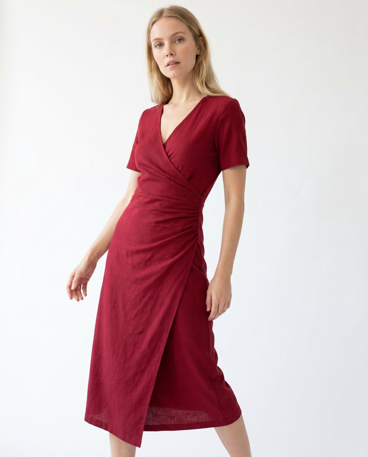 nora-elegant-wrap-dress-red-brown-2