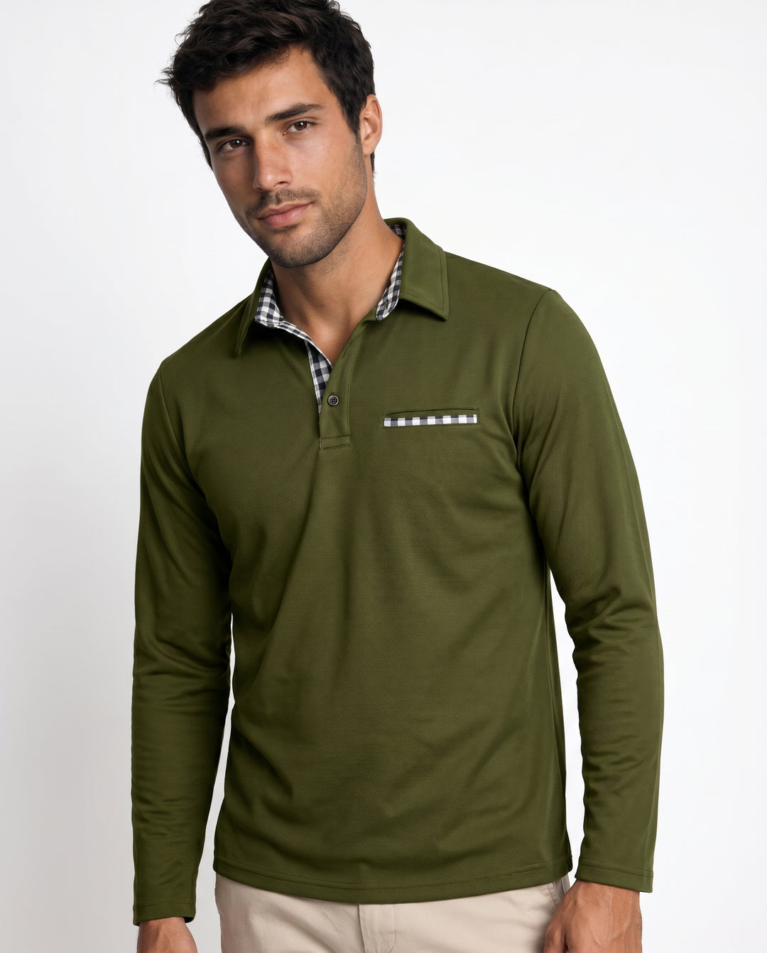 julia-check-collar-polo-green-2