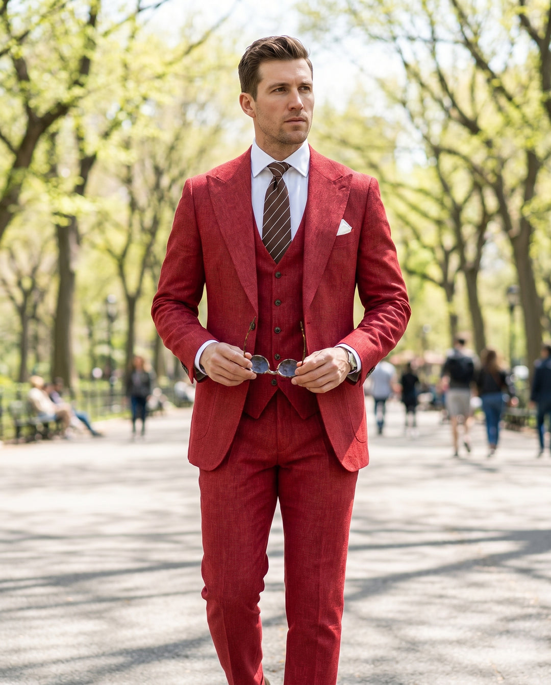 jasper-men-s-three-piece-suit-rood-5