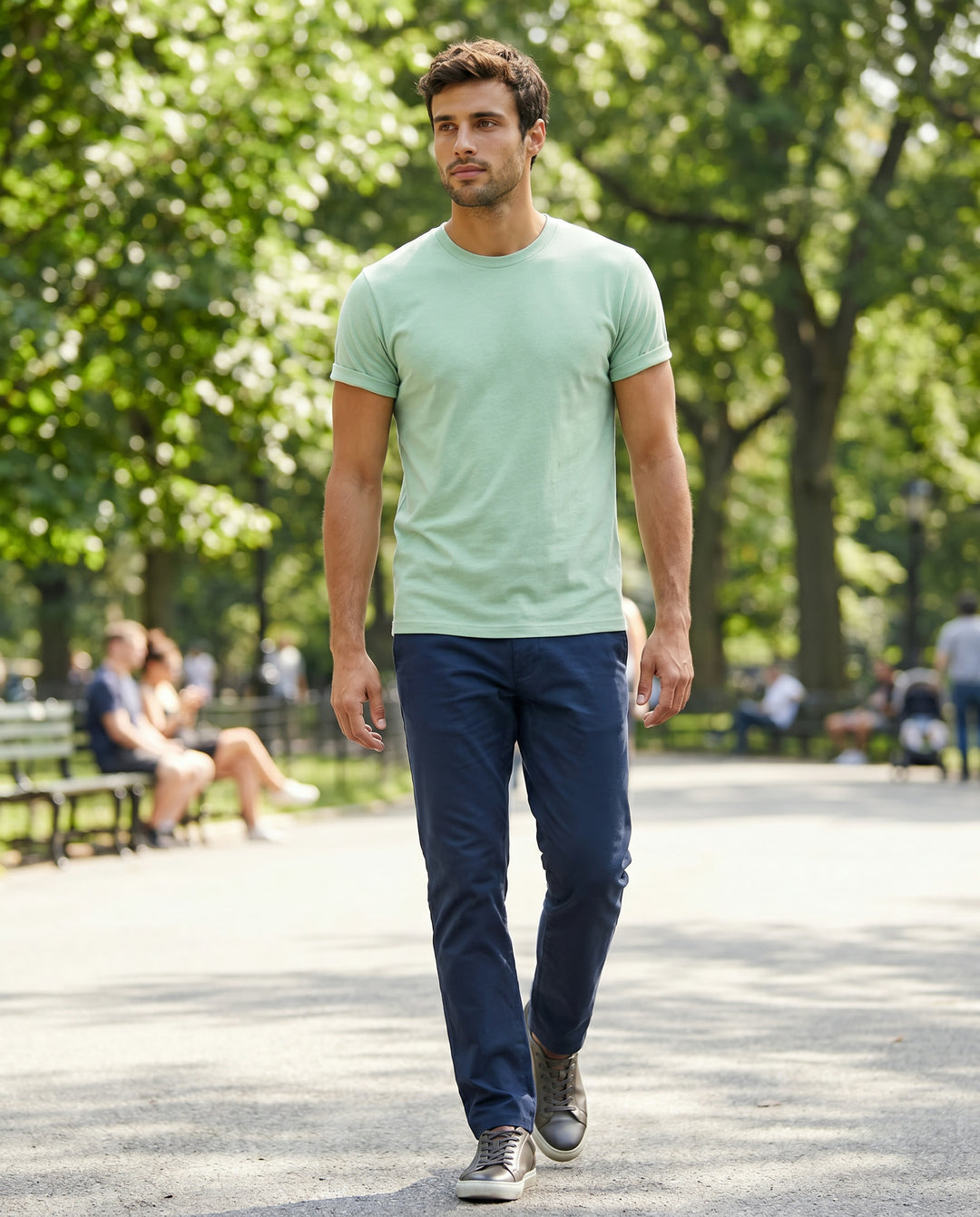 arno-classic-black-t-shirt-mint-green-5