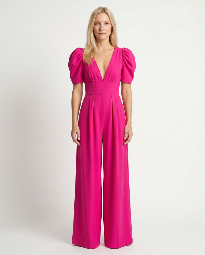 naomi-puff-sleeve-jumpsuit-red-pink-1