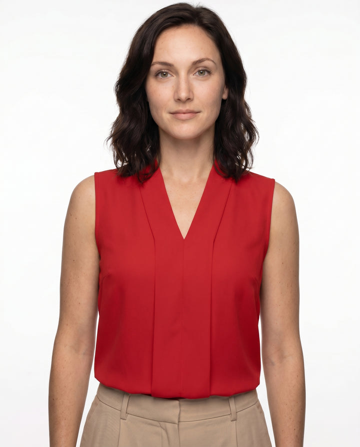 claire-sleeveless-v-neck-top-red-1