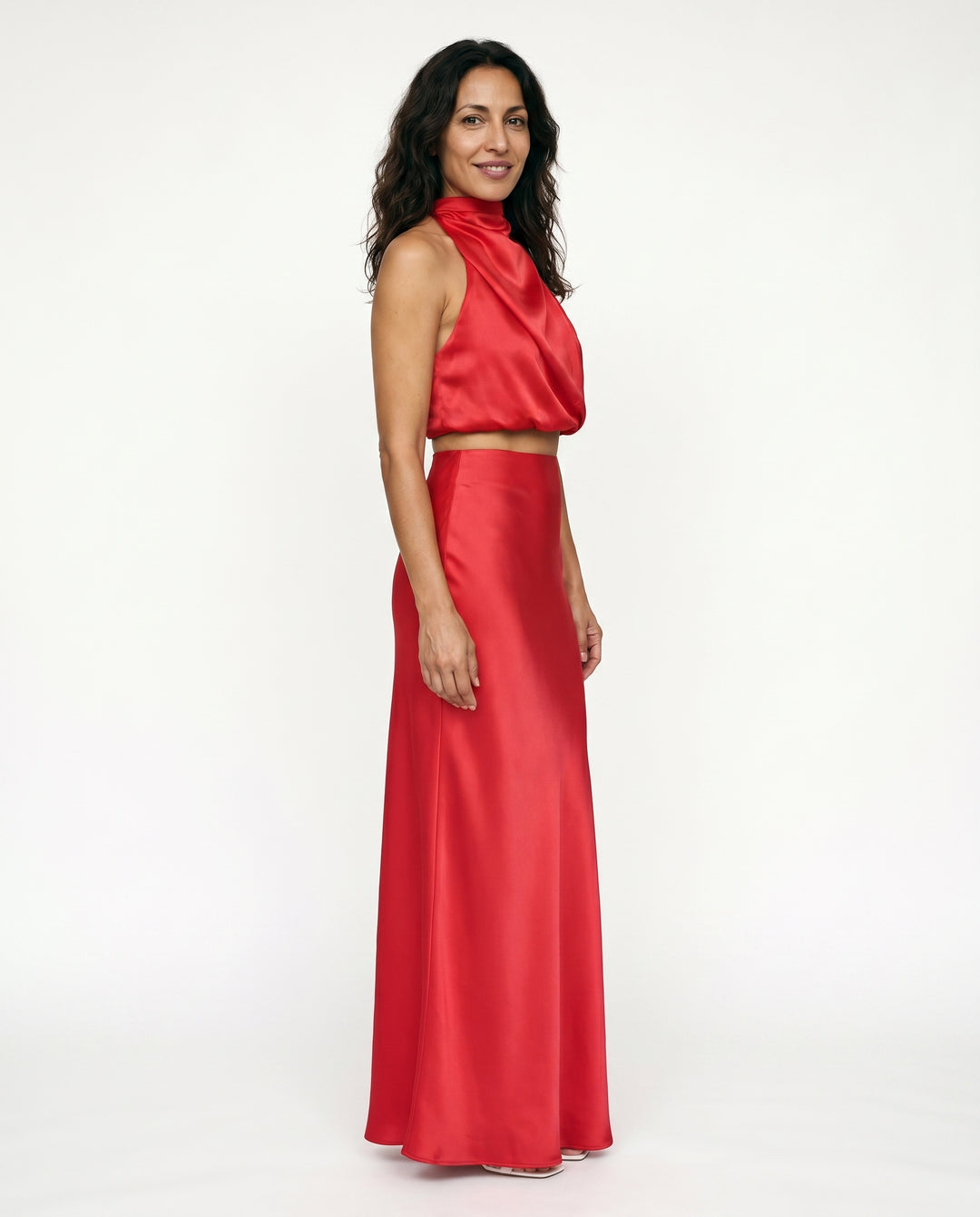 zara-satin-halter-dress-red-3