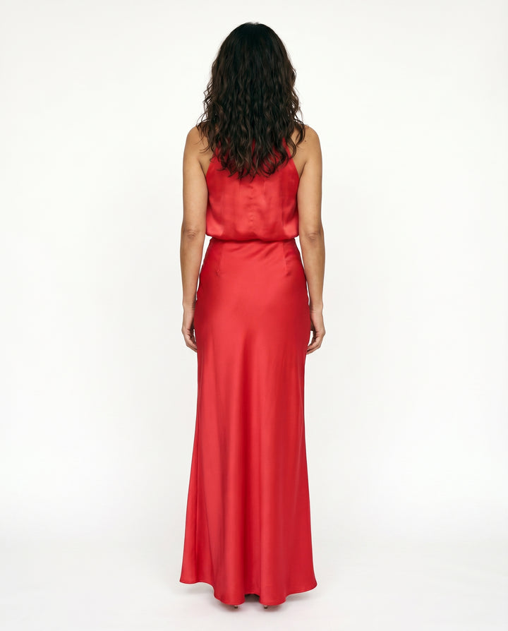 zara-satin-halter-dress-red-4