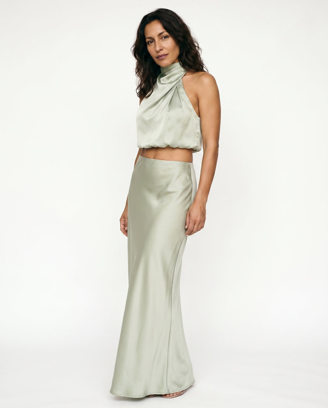 zara-satin-halter-dress-light-green-2