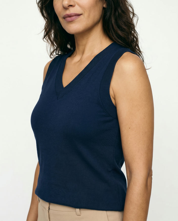 maya-sleeveless-v-neck-top-navy-blue-3