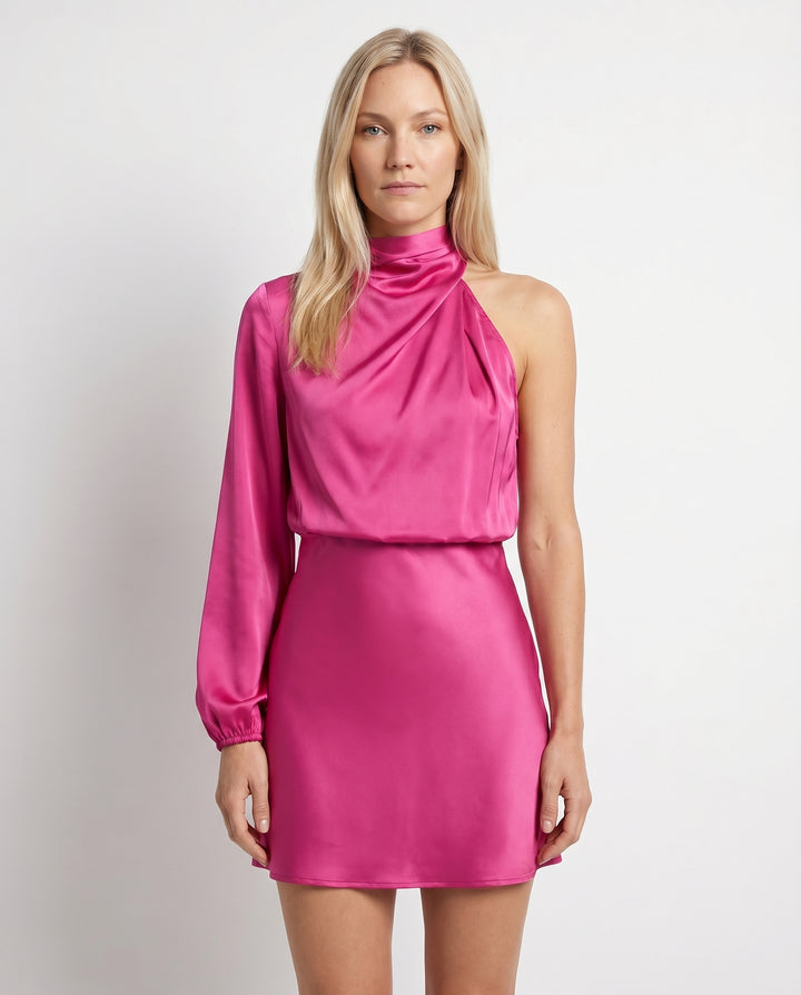 xena-one-shoulder-satin-dress-pink-1