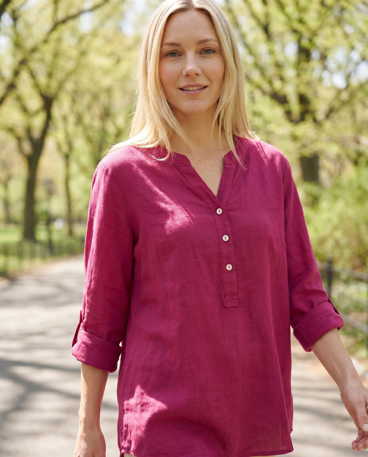 sarah-linen-tunic-blouse-rose-red-5