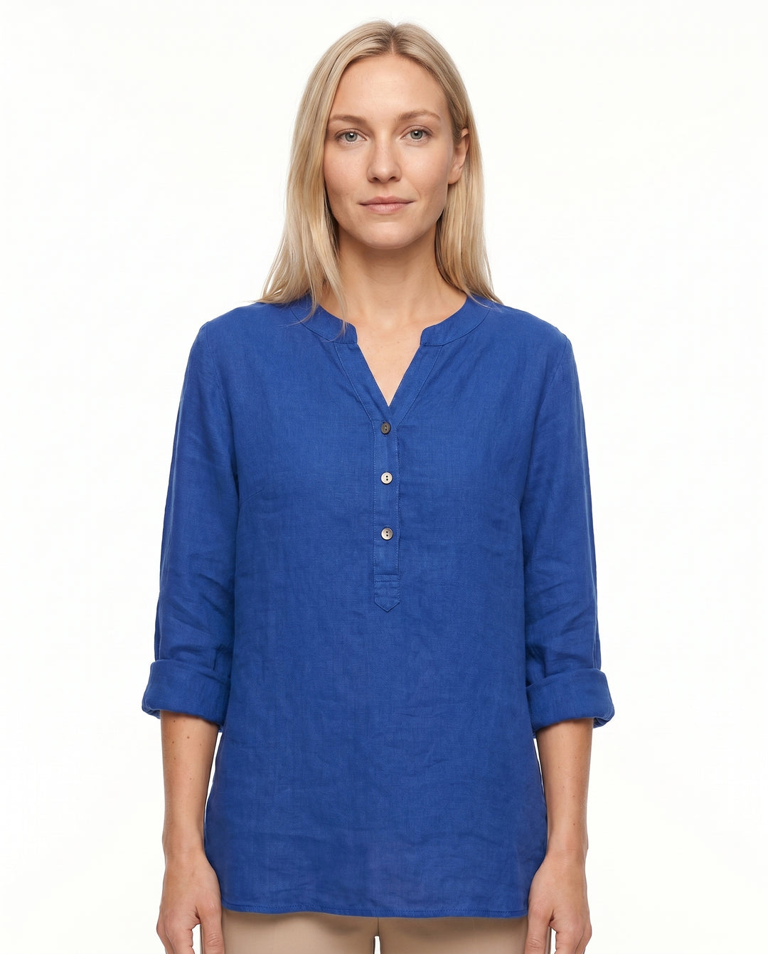 sarah-linen-tunic-blouse-royal-blue-1
