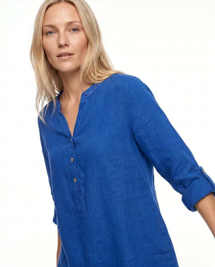 sarah-linen-tunic-blouse-royal-blue-2