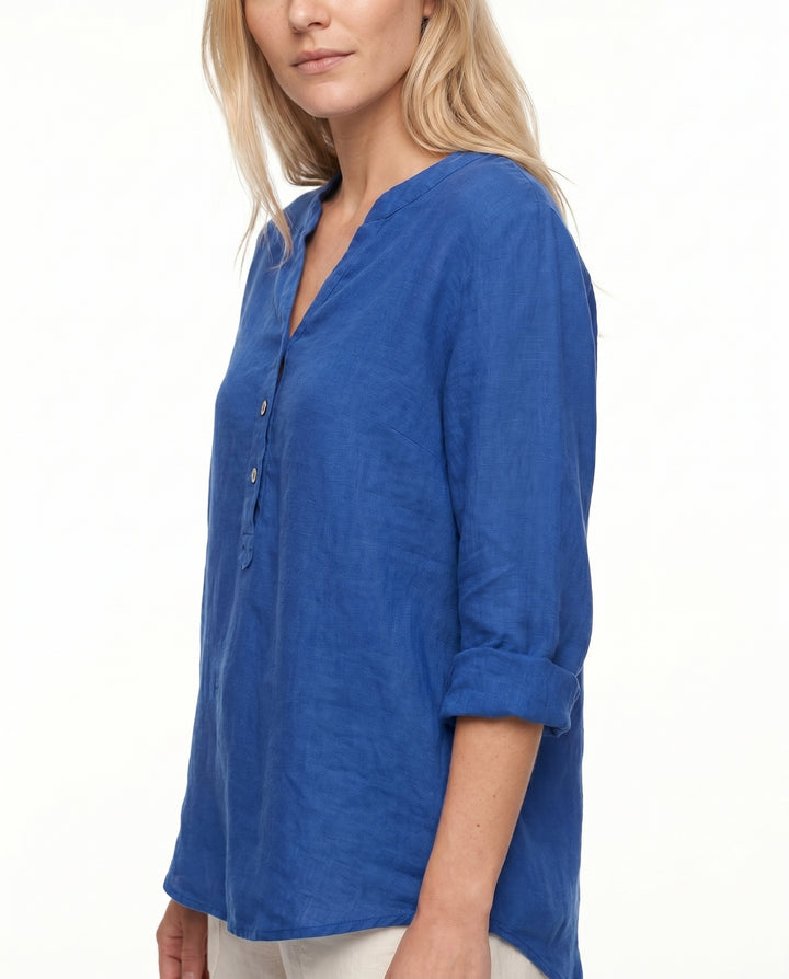 sarah-linen-tunic-blouse-royal-blue-3
