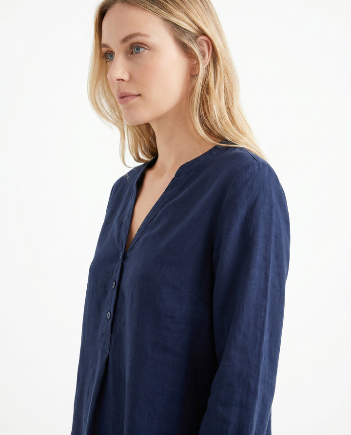 sarah-linen-tunic-blouse-navy-blue-3