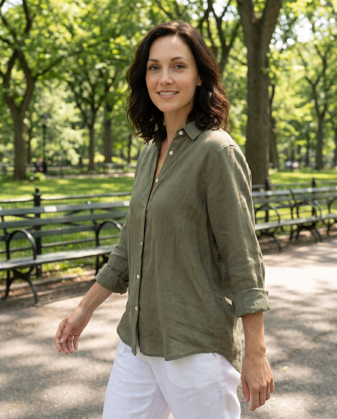 iris-linen-blouse-olive-green-5