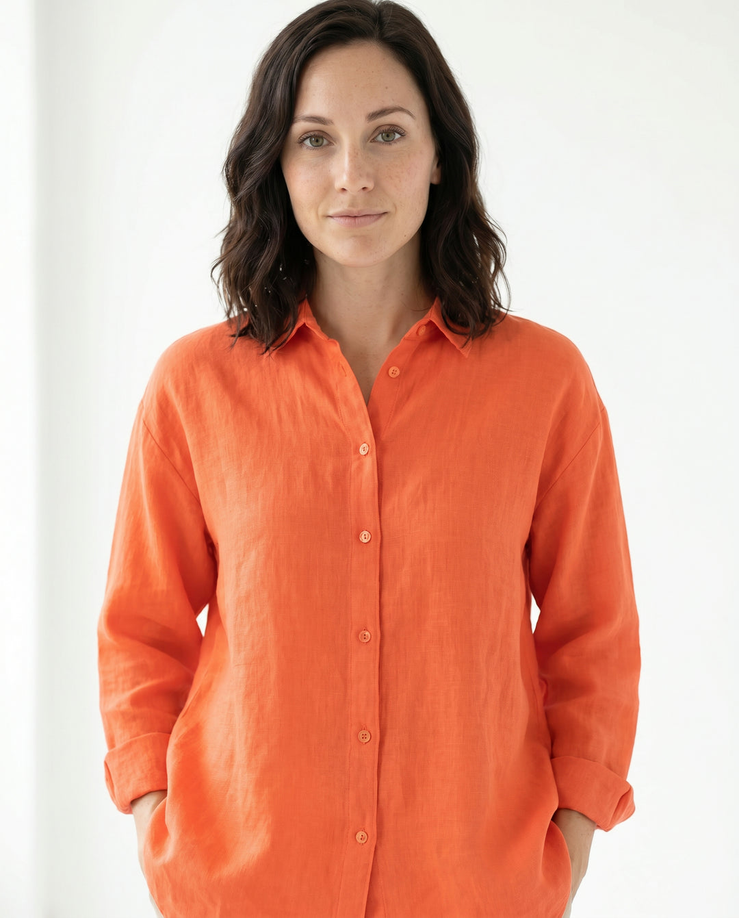 iris-linen-blouse-orange-1