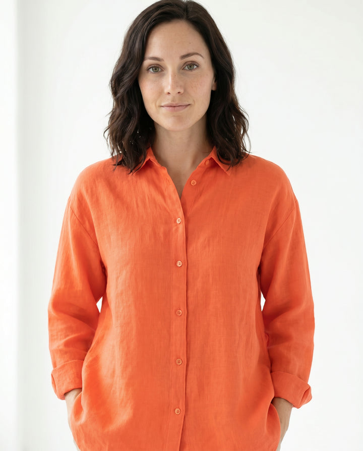 iris-linen-blouse-orange-1