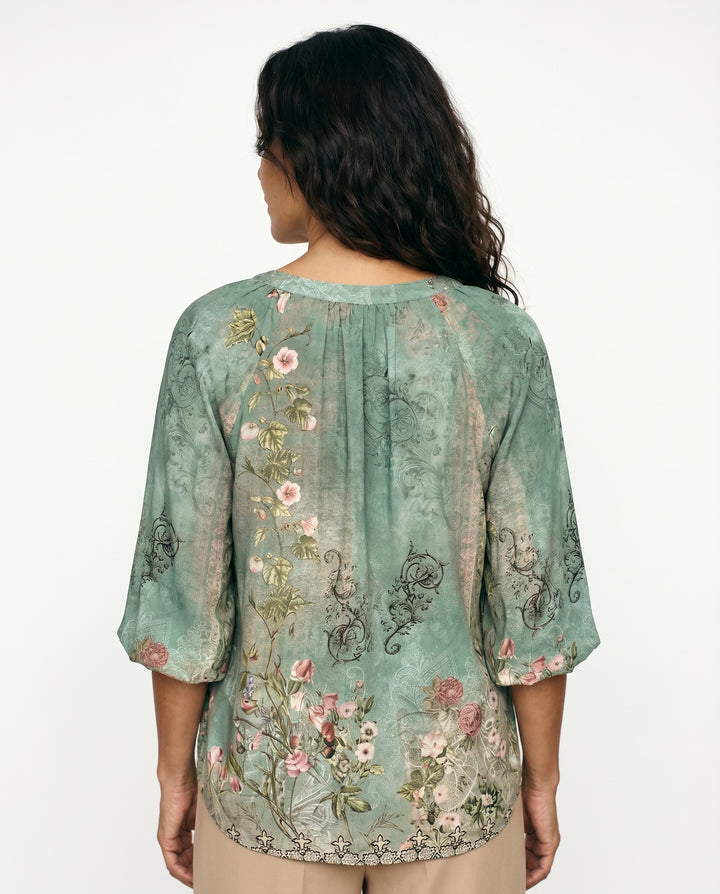 leah-boho-print-blouse-green-4