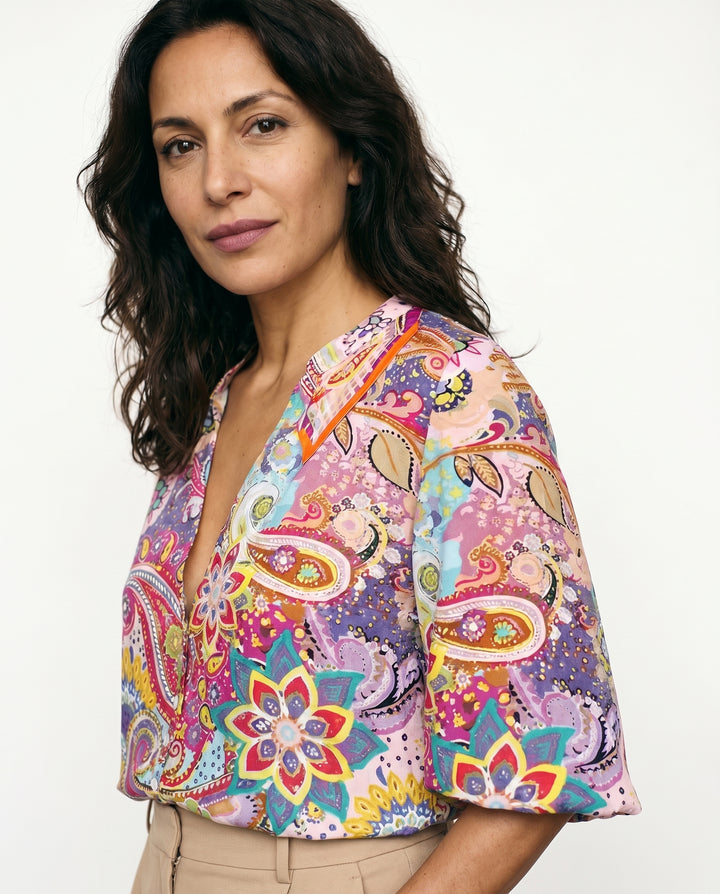 leah-boho-print-blouse-pink-2