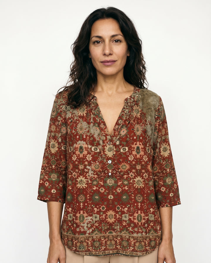 leah-boho-print-blouse-brown-1