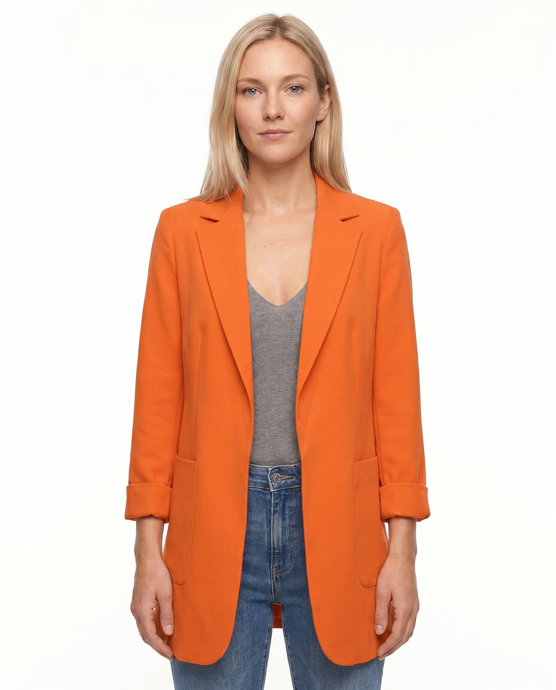 grace-classic-long-blazer-orange-1