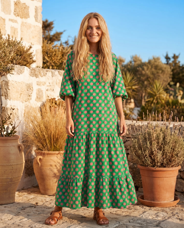 Monica - Printed Maxi Dress — hero shot