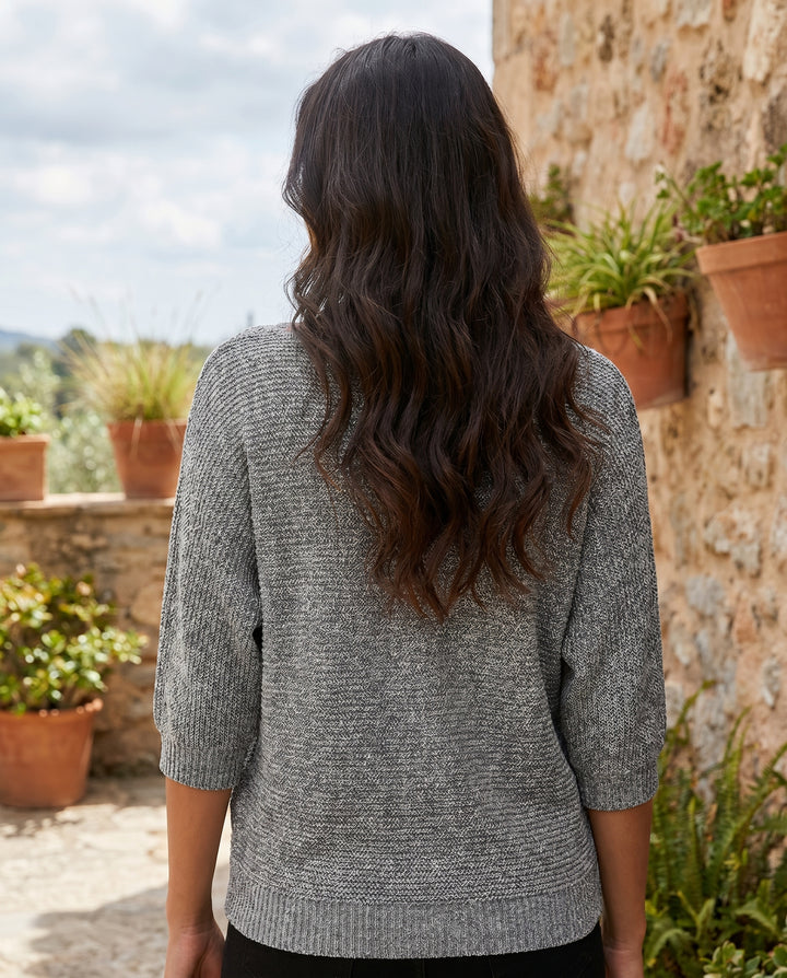ella-knit-3-4-sleeve-top-gray-2