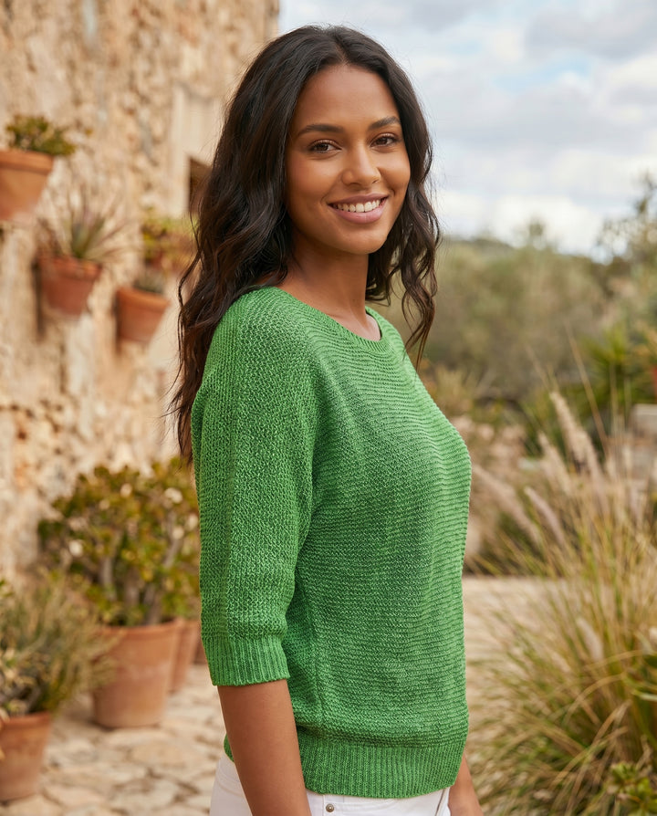 ella-knit-3-4-sleeve-top-green-3