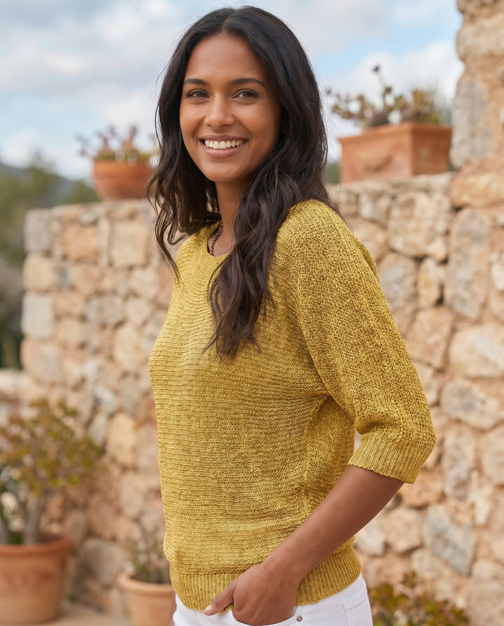 ella-knit-3-4-sleeve-top-yellow-3