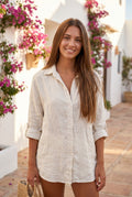 Isla - Effortless Breezy Linen Blouse