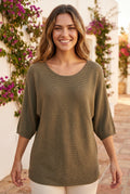 Juno - Chic Round-Neck Knit Sweater