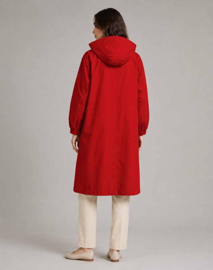 Leah - Effortless Hooded Trench Coat
